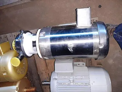 Pump, Centrif., 10 HP, 316 S/st, Jensen Sanitary, 3" In #S743036