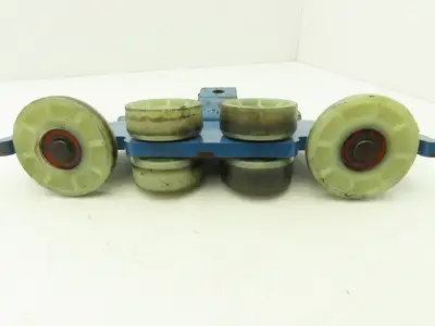 Gorbel Workstation Bridge Crane Hoist Push Trolley Hinged Clevis 14-5/8"L