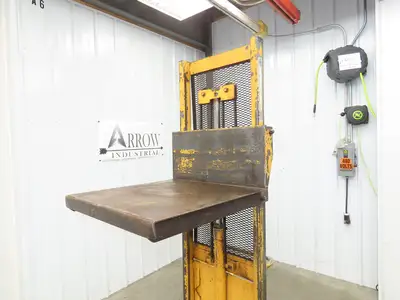 Langley BHLD Walk Behind Pallet Lift Truck 200lb 12V Straddle Platform 70" Lift