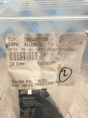 Used ETA EM12D-TIO-000-DC24V-40A Miscellaneous Equipment (Electrical & Power) South Carolina US | ESS Industrial Equipment Sales #1359182