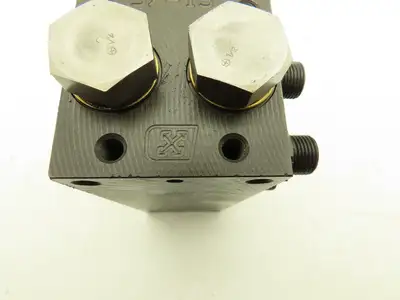 Parker MSP3D23BA910 Hydraulic 3-Station Manifold Valve Block 5000psi Cetop 3