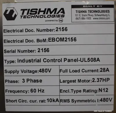 Used TISHMA FLEX 7 Form & Fill Horizontal - Pre Made Bags Illinois US | Aaron Equipment #86698
