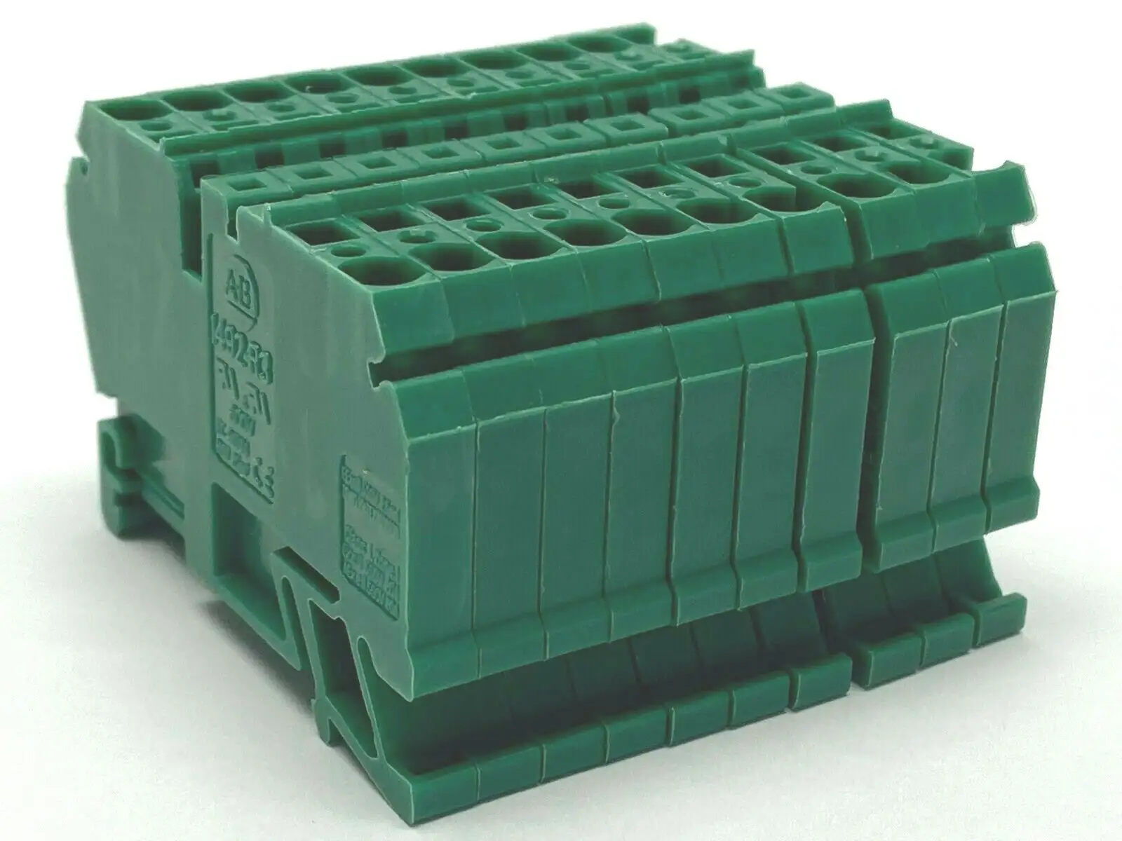 1492-R3 | Allen Bradley  Green Terminal Block LOT OF 10 - Used