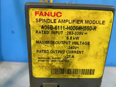 Used FANUC A06B6111H006#H550R Spindle Drives Ohio US | HGR 24 #1335328