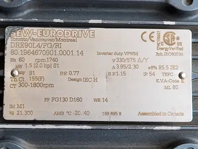 USED SEW-EURODRIVE DRE90L4/FG/RI