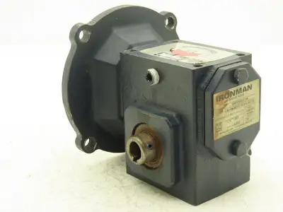 Ironman GR-HMQ-813-10-H1-56-10 Worm Gearbox 10:1 - 175rpm 56C 5/8"Hollow Shaft
