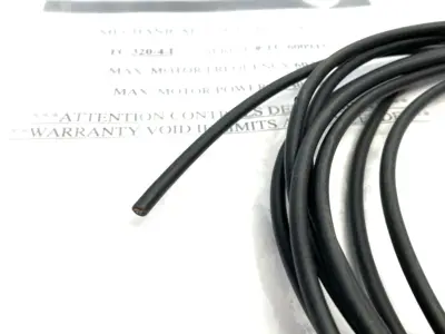 USED WEISS MECHANICAL SPECS/LIMITATIONS PACKET FOR TC 320-4-I W/ BALLUFF BCC