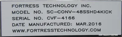 USED FORTRESS TECHNOLOGIES SC-CONV-48
