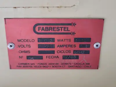 USED 2003 FABRESTEL 631-HE-030-C