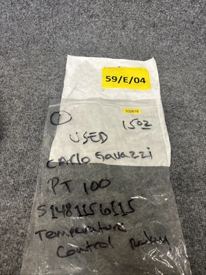 Used Carlo Gavazzi ["PT100 S1481156115", "S1481156115"] Temperature Controls California US | Davliegogo LLC #1707089