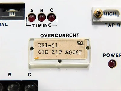 Basler Electric BE1-51 G1E Z1P A0C6F Solid State Protective Relay Used