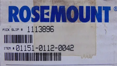 Rosemount 01151-0112-0042 HP Pressure Transmitter New NIB