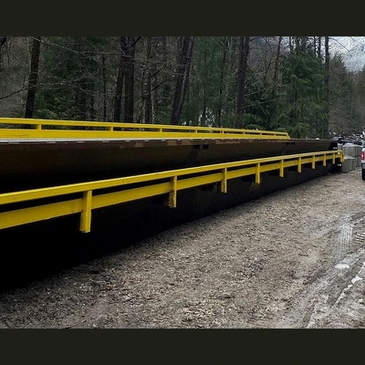 16ft Wide x 80ft Long L-100 Portable Steel Bridge