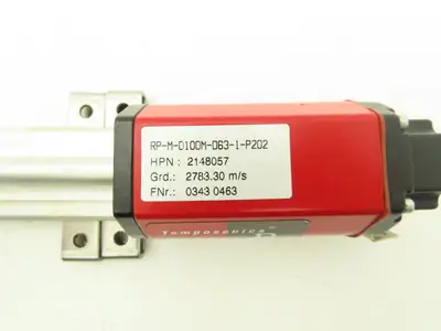 Temposonics RP-M-0100M-D63-1-P202 R-Series Position Sensor 195mm Rod/Track