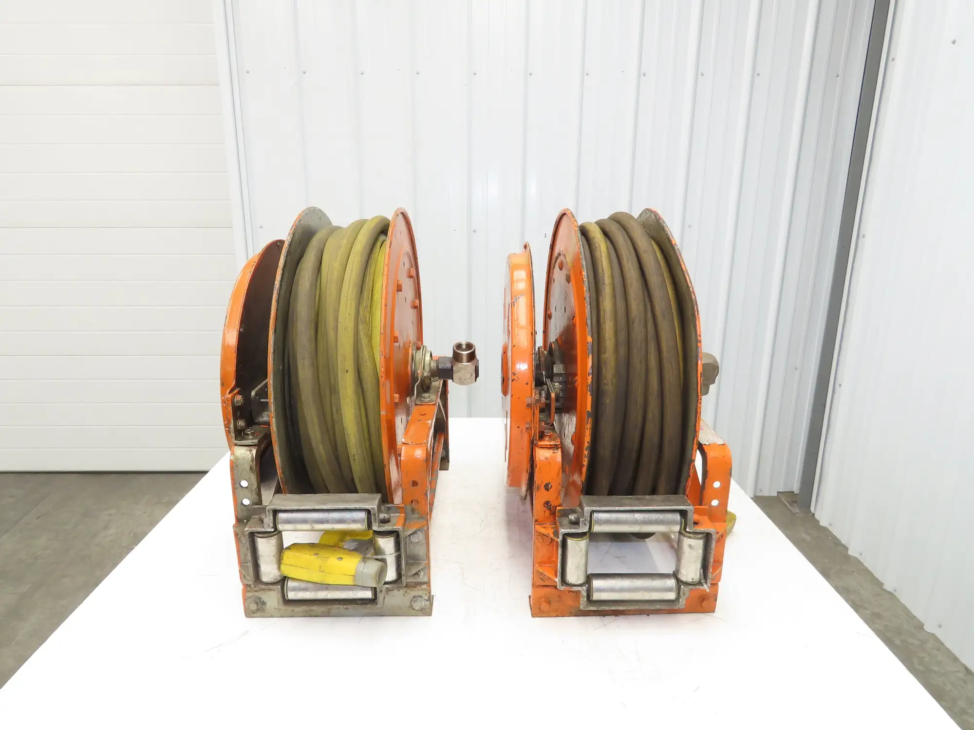 Hannay Reels SR Retractable Water Hose Reel 3/4" By Approximately 50' Lot of 2