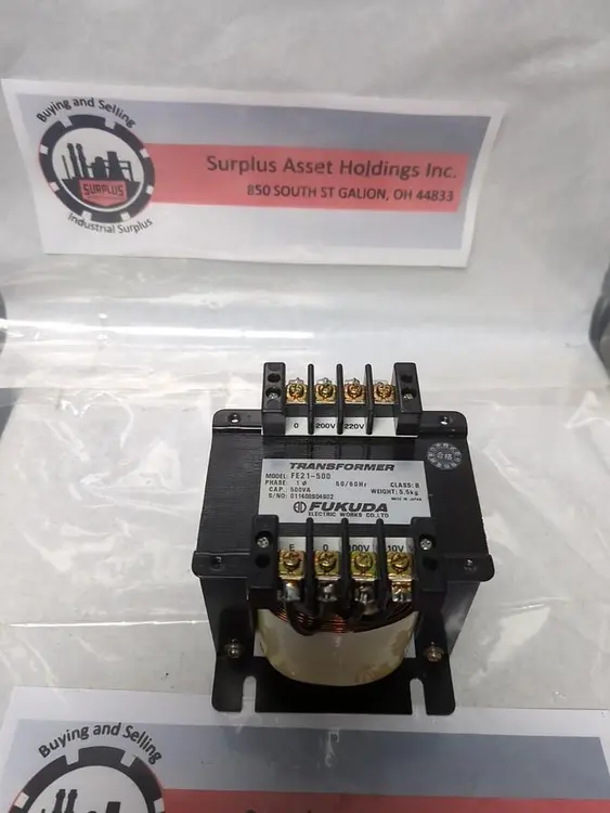 Used FUKUDA FE21-500 Miscellaneous Equipment (Electrical & Power) Ohio US | Surplus Asset Holdings #1239295