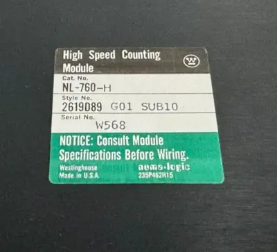NEW WESTINGHOUSE 2619D89-G01