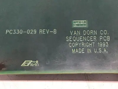USED VAN DORN PC330-029 330-029