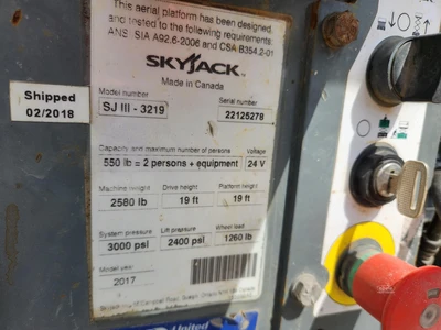 Used 2017 SKYJACK SJIII3219 Manlifts New York US | Abele Tractor #1341564
