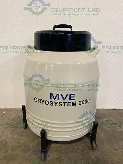 Used MVE CRYOSYSTEM SERIES 2000 CRYOGENIC SAMPLE STORAGE W/ ROLLER BASE 10650200 Cryogenics California US | Equipment Lab #485430