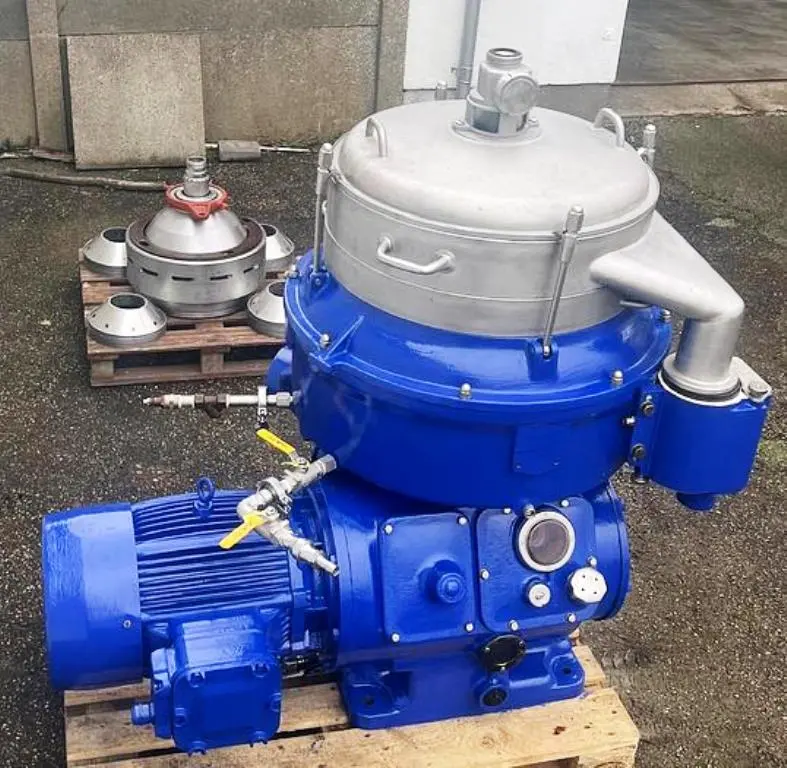 Alfa-Laval AFPX 409 BGV-14 fish oil purifier, 316SS.