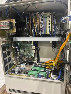Used YASKAWA UP6 ROBOT CONTROLLER SYSTEM, TEACH PENDANT, CABLES Robot Parts | Maverick Industrial Sales #1104140