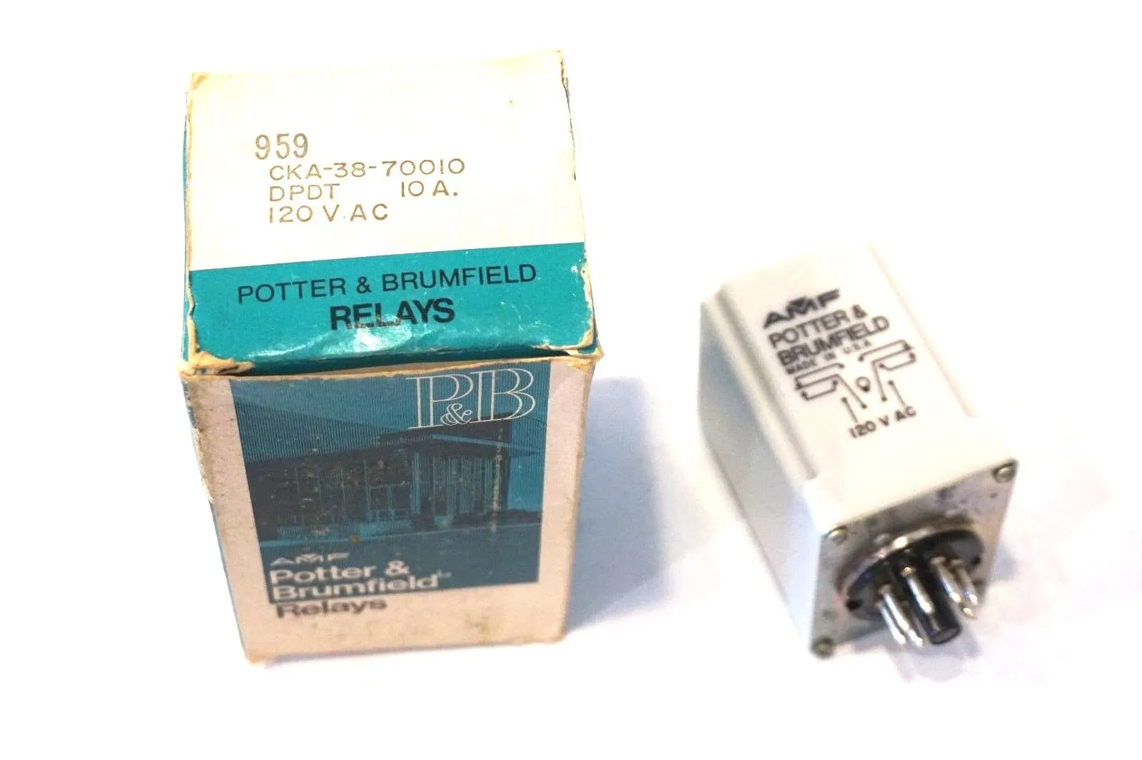 NEW POTTER & BRUMFIELD CKA-38-70010 TIME DELAY RELAY CKA3870010