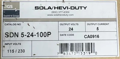 EMERSON SDN 5-24-100P Automation. | ESS Industrial Equipment Sales (9)