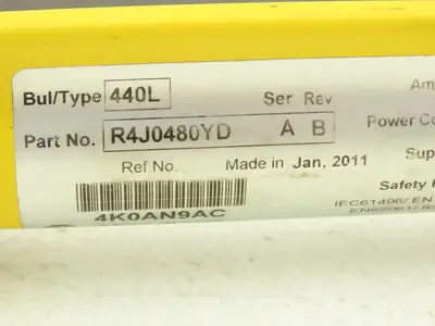 Allen Bradley 440L-R4J0480YD Light Curtain Guardmaster Receiver Only Ser A Rev B