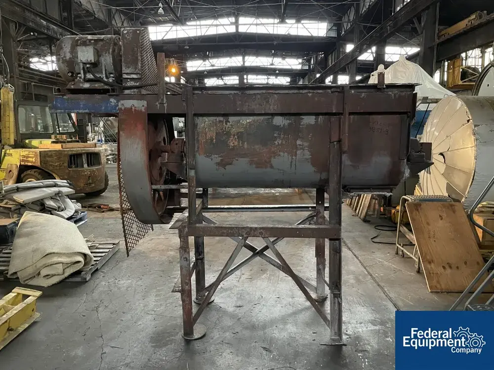USED Gruendler Crusher & Pulverizer Co 15 Cu Ft Gruendler Ribbon Blender, C/S,