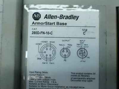 USED ALLENBRADLEY 280DFN10C