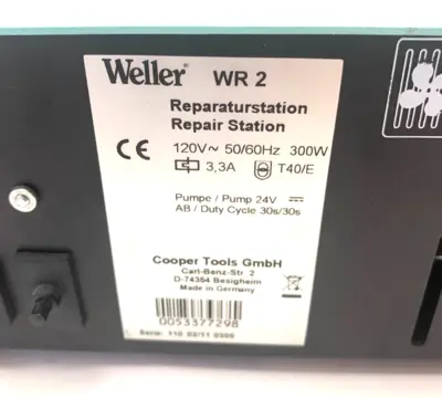 USED WELLER REPAIR STATION POWER UNIT