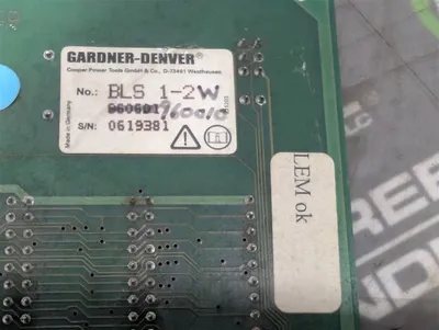 DGD / Garner Denver BLS 1-2W Blower Servo Controller Board Rev. 1.1 Used