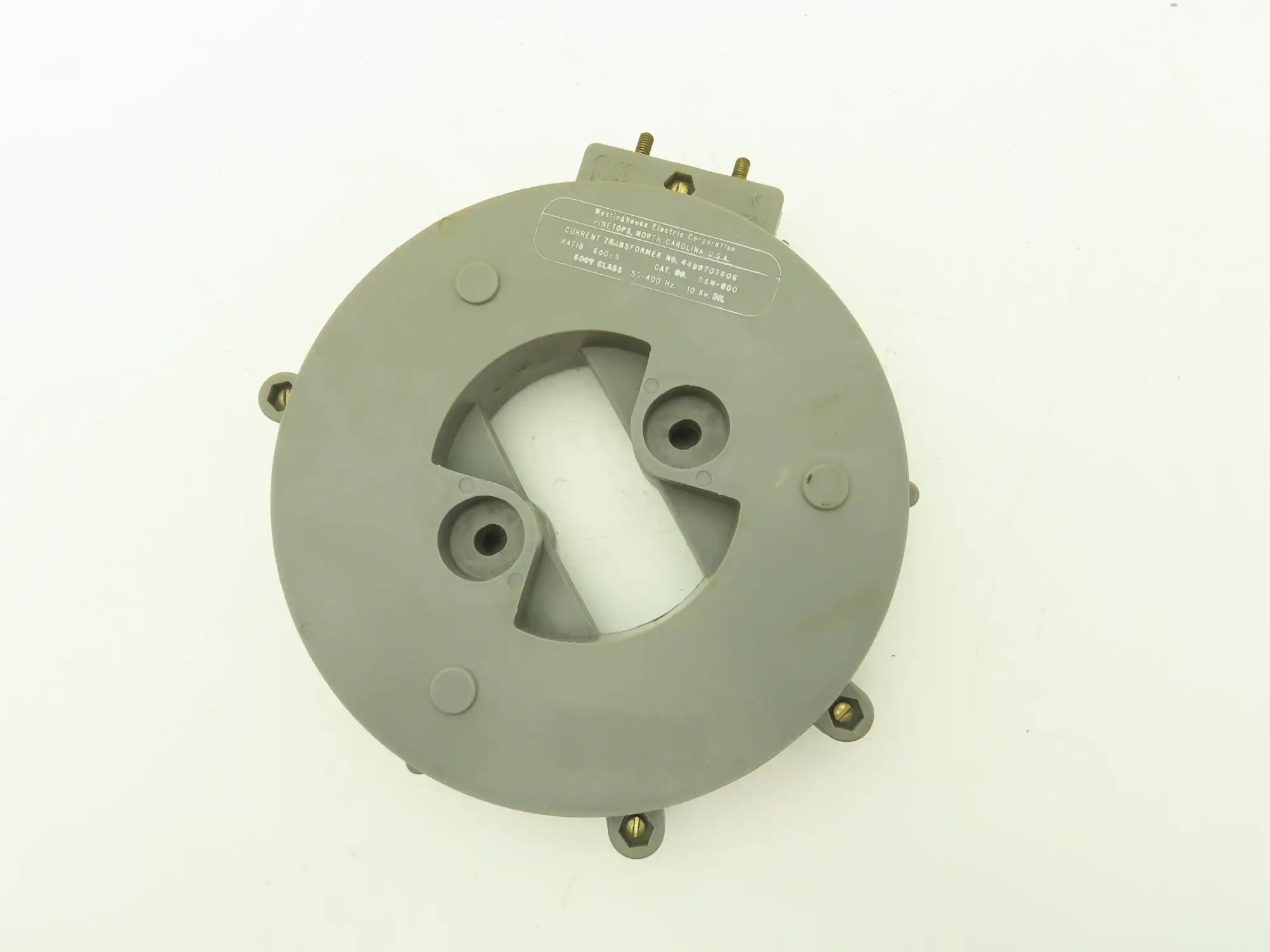Westinghouse 449D701G06 Current Transformer 600:5 Ratio Body Class 50-400Hz