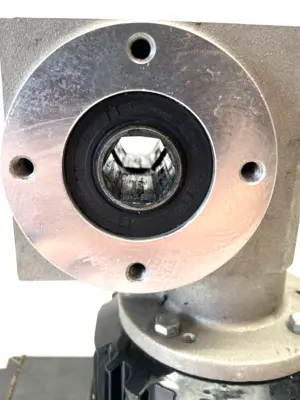 USED BOSCH REXROTH BODINE AC MOTOR TYPE 34Y6BFPP, 3842503062 GEAR UNIT