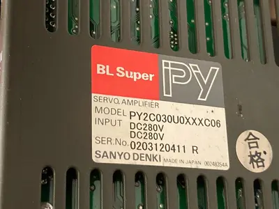 New | in-Stock SANYO PY2C030U0XXXC06 Servo Drives | Surplus Asset Holdings #1226890