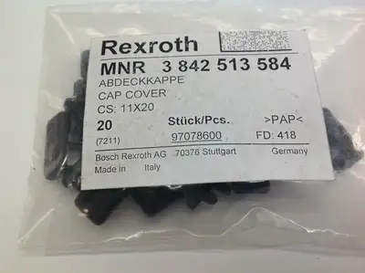 3842513584 | Bosch Rexroth 3 842 513 584 Cap Covers LOT OF 20 - New Other