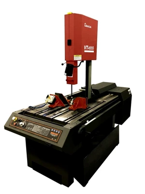 Amada Model VT4555 Vertical Tilt Frame Saw, 18″ x 22″ Capacity – NEW