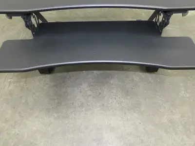 Mount-It! Sit Stand Desk XL 48" Wide Approx. 12" Infinitely Adjustable Height