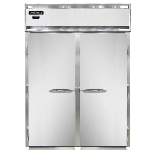 Continental DL2WI Full Height Insulated Roll In Heated Cabinet W/ (1) Rack Capacity, 208-230v/1ph