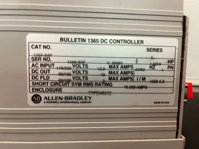NEW ALLEN-BRADLEY 1365-SAF