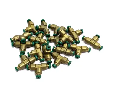 New | in-Stock PARKER PRESTOLOK PUSH-TO-CONN. UNION TEE FITTING 1/8" TUBE OD Hoses | Maverick Industrial Sales #1099441
