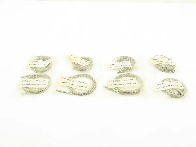 1/16 in x 115" Cable Eye & Threaded Rod For Gammerler Palletizer Spear Lot of 8