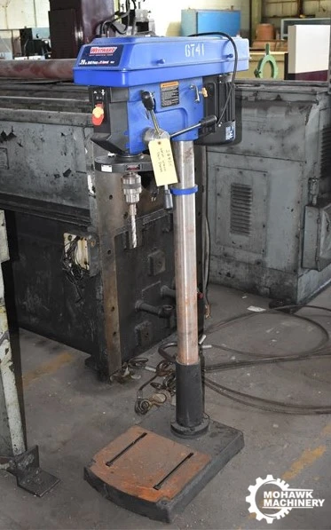 20" WESTWARD “1KEN7” FLOOR TYPE SINGLE-SPINDLE DRILL w/MANUAL DOWN FEED