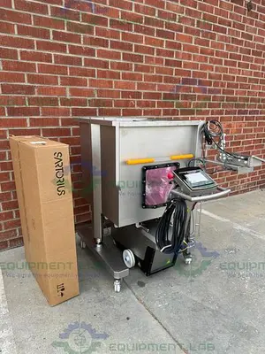 USED SARTORIUS STEDIM PRO MIXER DRIVE UNIT W/ 400 L BASE MODULE / TANK, BAGS