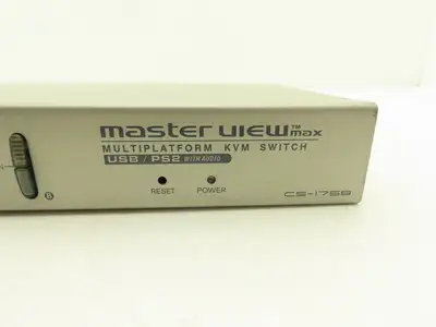 Aten CS-1758 MasterView Max KVM Switch 8-Way USB PS/2 VGA Audio In/Out 3.5mm
