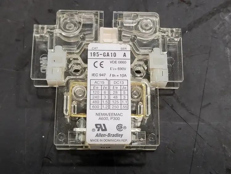 New | in-Stock ALLEN-BRADLEY 195-GA10 Switchgears British Columbia CA | Lenmark #241842