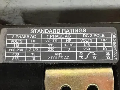 USED ALLEN BRADLEY 1494F-R666