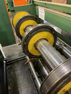 66″ x 85″ Staley 2 color Rotary Die Cutter with Slotting section