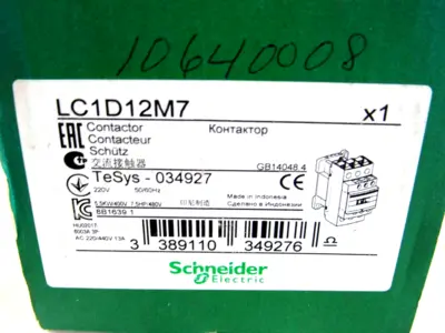 NEW SCHNEIDER ELECTRIC LC1D12M7 CONTACTOR